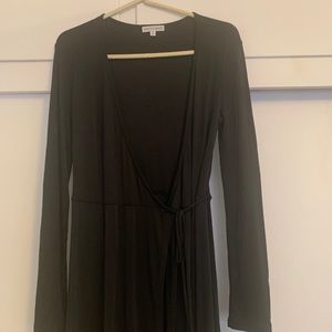 Little black wrap dress